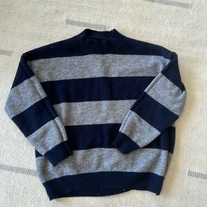 Daisy Blue and Gray Sweater